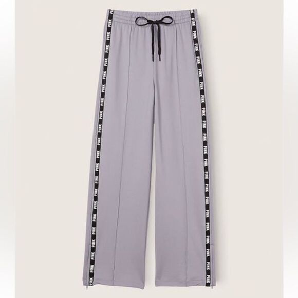 Pink Victoria’s Secret Gray High waist Track Pants(Size Small) - Picture 3 of 10